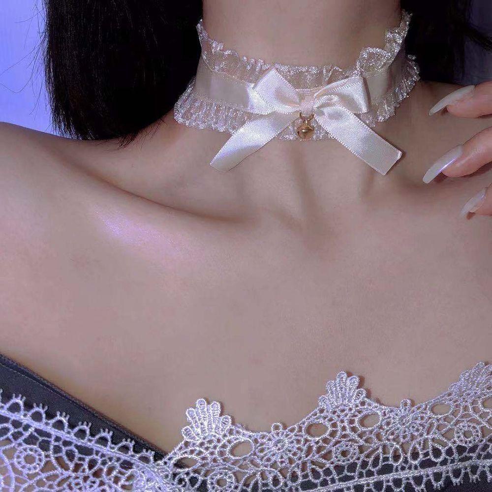 Vòng cổ Mặt Nơ Phong Cách Lolita Ngọt Ngào Dễ Thương Cho Nữ