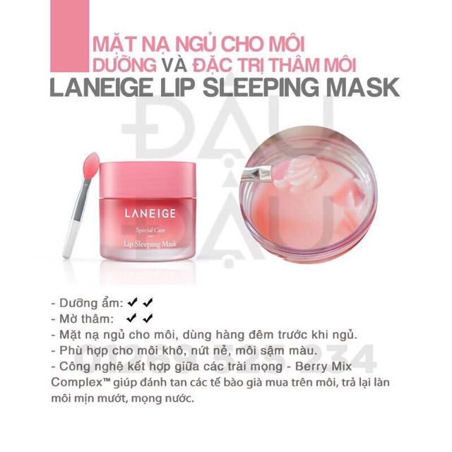 Mặt nạ ngủ môi Laneige mini size