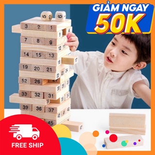 Rút Gỗ Loại Lớn To 54 Thanh Đồ Chơi Rút Gỗ Cho Bé - LANA QUEEN