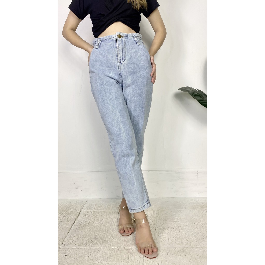 [Mã WASTMAY giảm 15% tối đa 30K đơn 150K] QUẦN BÒ LƯNG CAO CHUN EO SIÊU HÓT | BigBuy360 - bigbuy360.vn