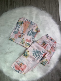 Bộ lụa satin cộc