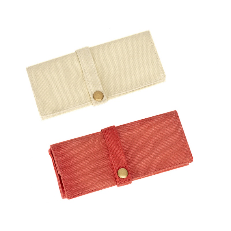 Túi Đựng Đồng Hồ Bằng Vải Canvas Mềm Có 5 Ngăn Phong Cách Vintage