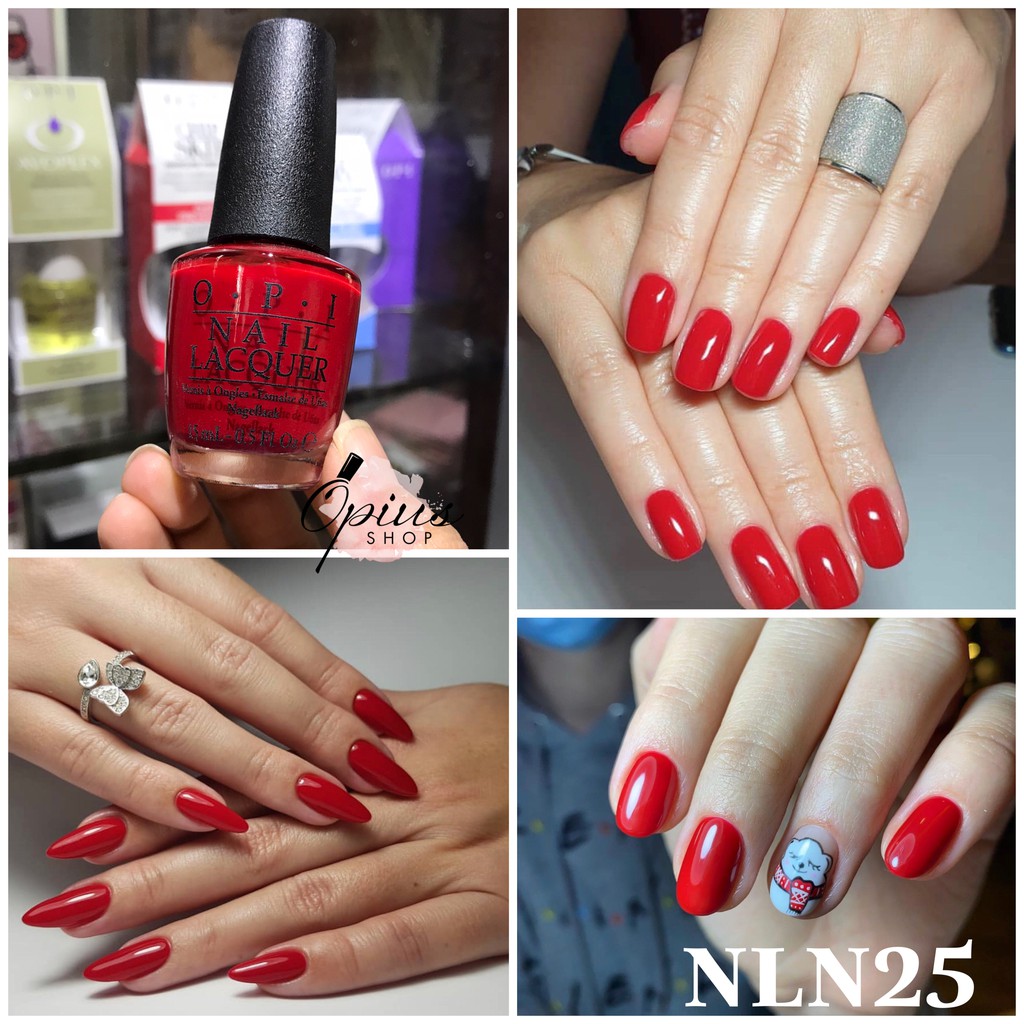 [NLN25] Sơn móng tay OPI: BIG APPLE RED