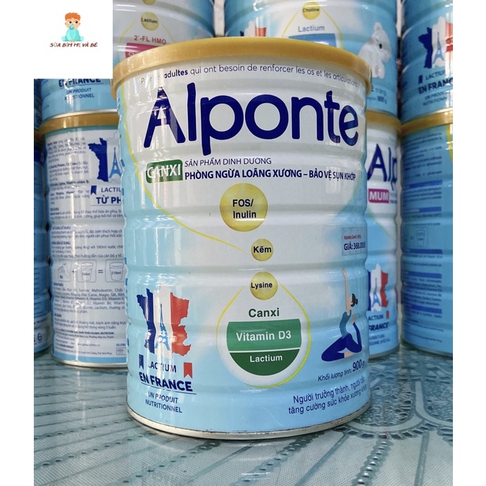 Sữa bột Alponte Canxi 900g (date mới)