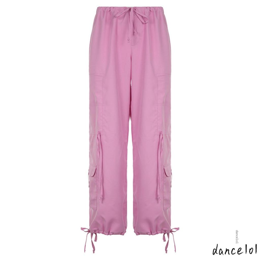 Quần Ống Rộng Dây Rút Khiêu Vũ1O1-Y2K