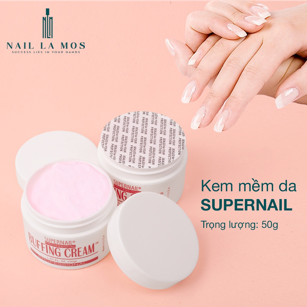 Kem làm mềm da Supernail chính hãng - kem đánh bóng móng chuyên dụng