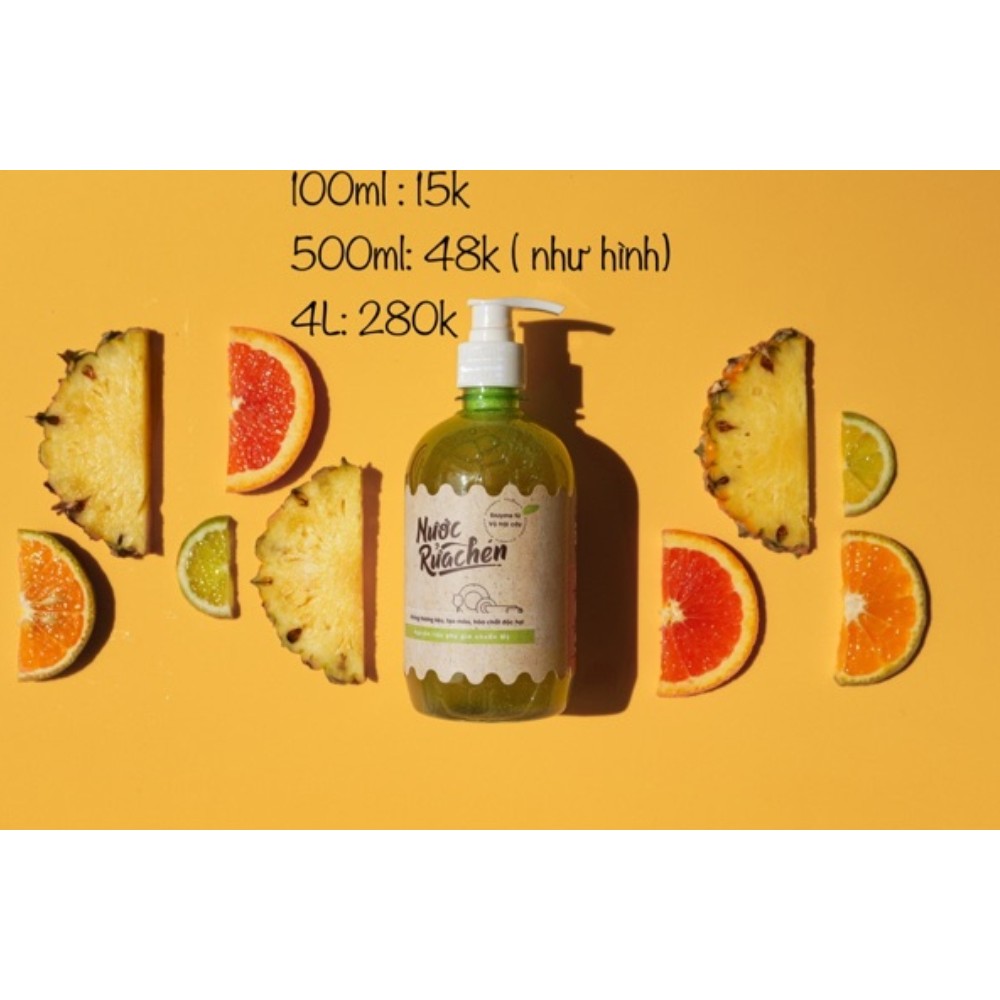 Nước rửa chén fuwa3e - chế phẩm sinh học