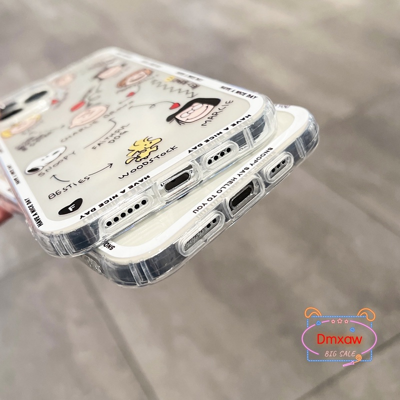 Ốp Điện Thoại Hoạt Hình Snoopy Cho OPPO A96 A36 A76 A95 A55 5G A16K A16 A94 A93 4G A91 Reno 3 4G A92 A72 A52 A53 A31 A5 A9 2020 A15 A15S