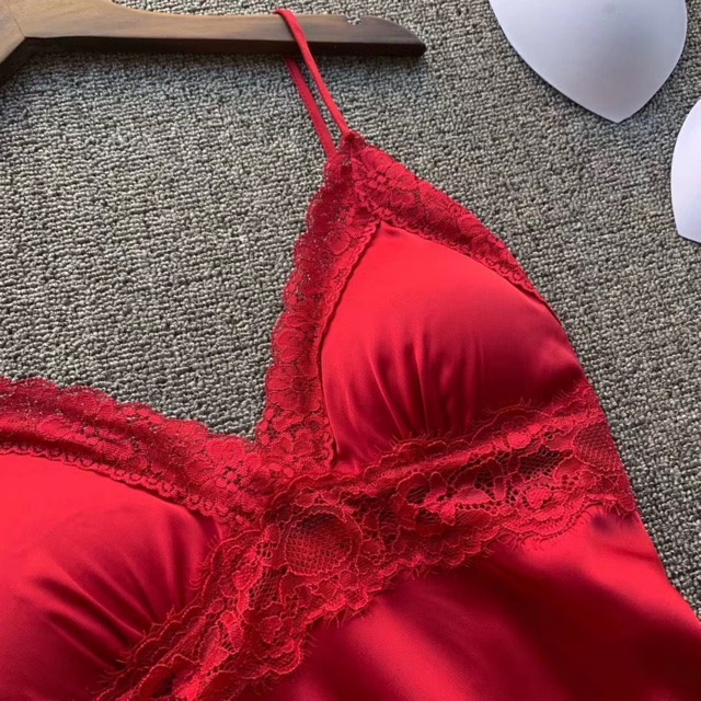 Sx 658 váy ngủ lụa satin -Đầm ngủ cao cấp - KellyWang | BigBuy360 - bigbuy360.vn