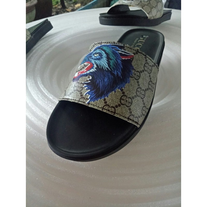 Dép nam in sói đế thấp full size 38-43