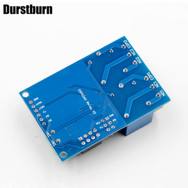 Mô Đun Rơ Le WiFi 5V ESP8266 ESP-01S 2 Kênh Cho Bộ Điều Khiển Ứng Dụng Điện Thoại Thông Minh IOT (Với ESP-01)