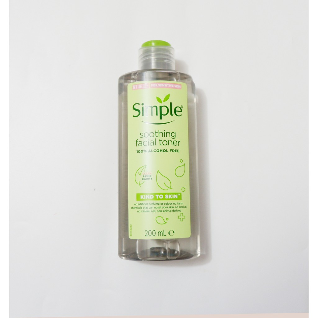 Nước tẩy trang, Nước hoa hồng, Sữa rửa mặt SIMPLE Giúp Da Sạch Sâu Và Cấp Ẩm Cho Da SIMPLE Kind To Skin NPP Shoptido | WebRaoVat - webraovat.net.vn