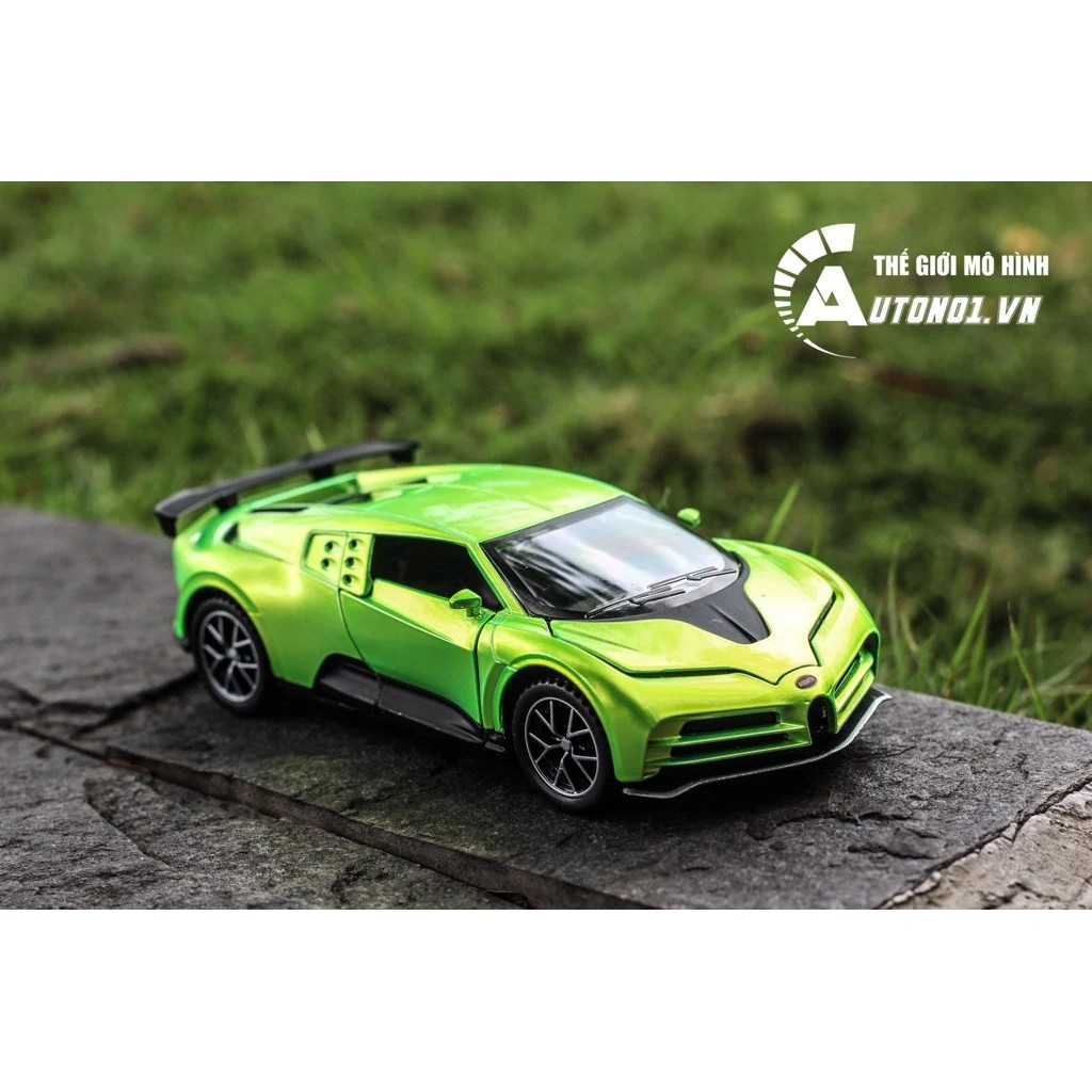 MÔ HÌNH XE BUGATTI CENTODIECI GREEN 1:32 CHIMEI 6747