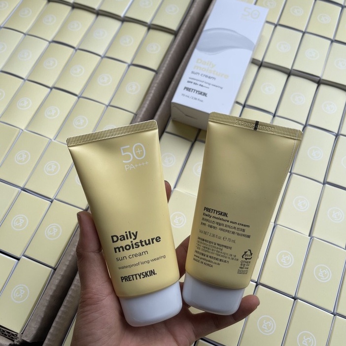 Kem Chống Nắng Dưỡng Ẩm Hằng Ngày PrettySkin Daily Moisture Sun Cream SPF 50+ PA++++ 70ml