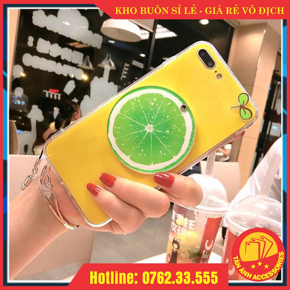 Ốp iphone - Ốp lưng Chanh 3d kèm gương cứng5/5s/6/6s/6plus/6splus/7/8/7plus/8plus/x/xs/xsmax/11/11promax-12G 2m1 | BigBuy360 - bigbuy360.vn