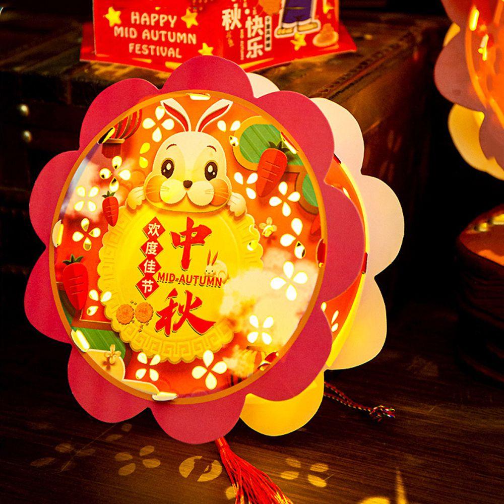 YIYU Lồng Đèn Hình Chú Thỏ Dễ Thương Dùng Trang Trí Nhà Cửa