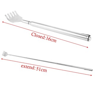 cây gãi lưng bằng inox gấp gọn