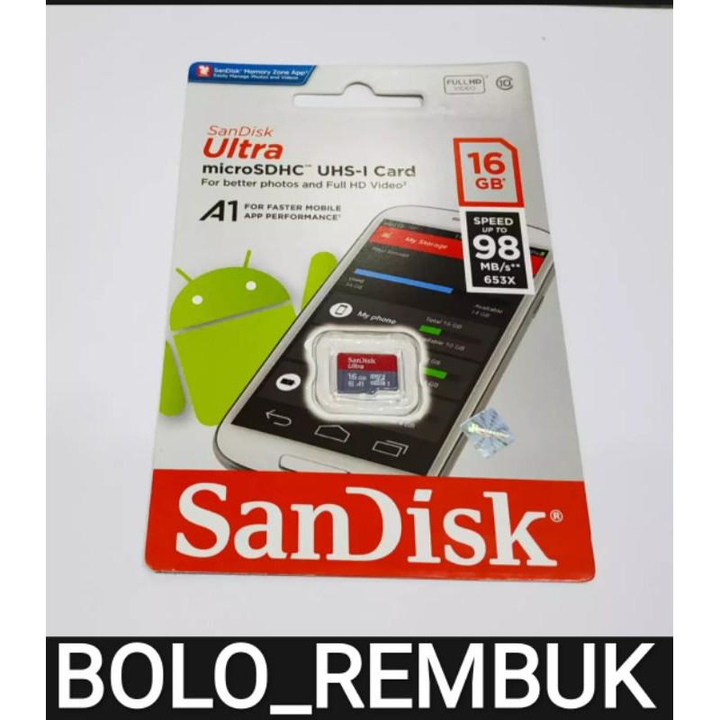 Thẻ Nhớ Sandisk 16gb Chính Hãng 100% | BigBuy360 - bigbuy360.vn