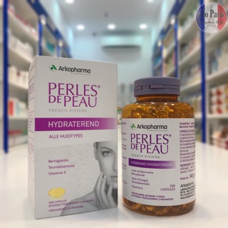 Viên uống cấp ẩm đẹp da Perles de Peau - 200 viên