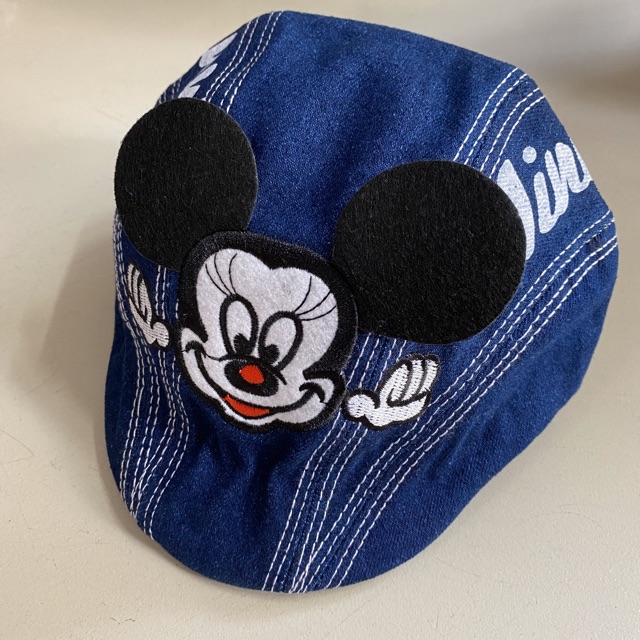 Nón beret jean chú chuột MICKEY cho bé trai 2-5 tuổi