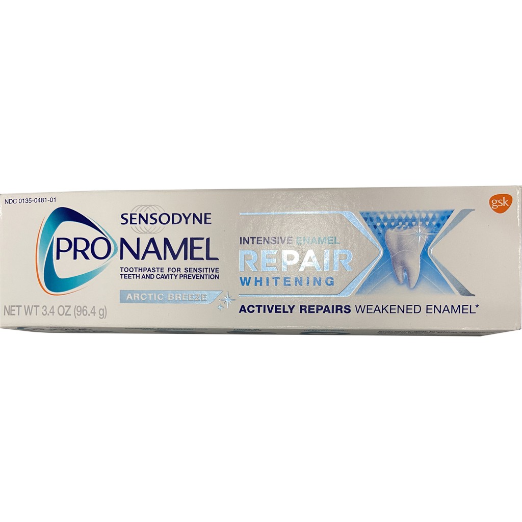 KEM ĐÁNH RĂNG SENSODYNE PRONAMEL REPAIR WHITENING HÀNG USA