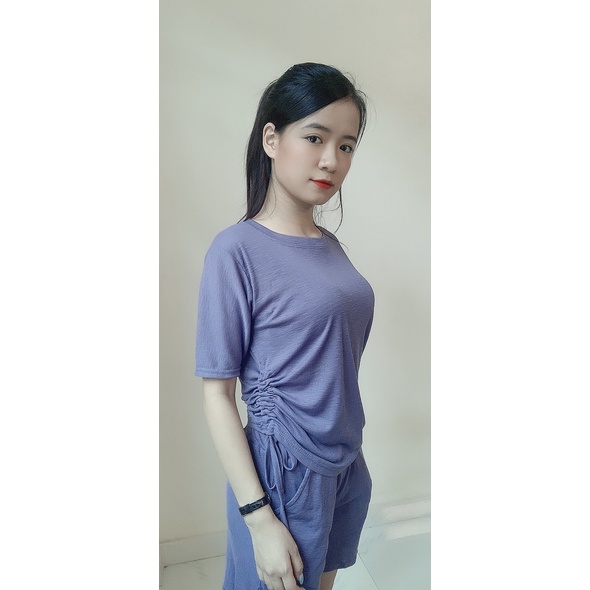 BỘ quần áo thun body nữ, co giãn 4 chiều, kiểu dáng body bassic phong cách hàn quốc