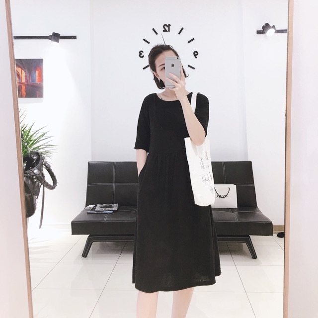 Váy đũi linen