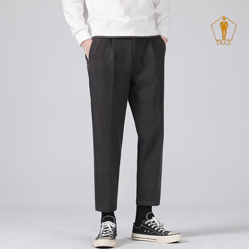 Quần Âu, Tây Baggy Nam TRAZ Màu Xám, Xanh, Đen Ống Phom Rộng, Suông.