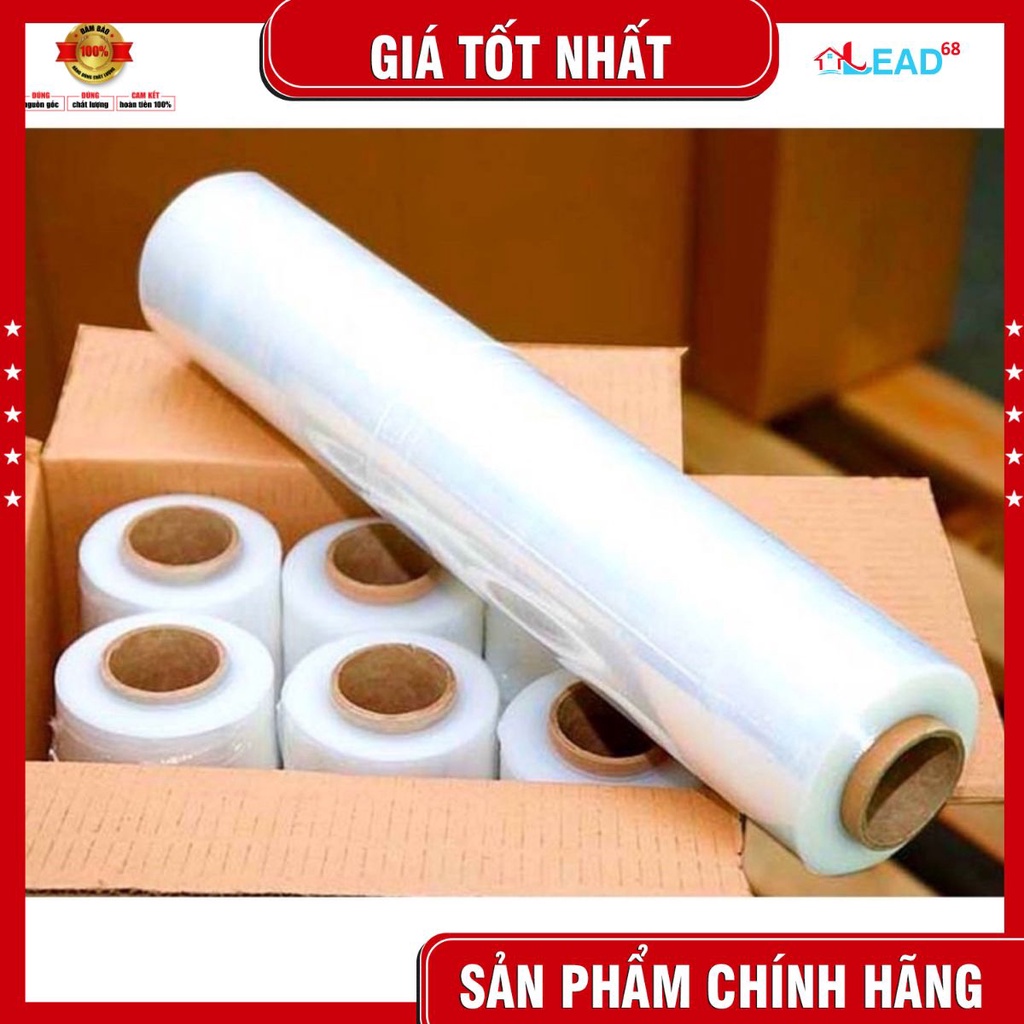 Màng PE khổ 50cm 2,4kg và 2,2kg,màng co cuốn pallet , cuốn hàng chống trầy xước