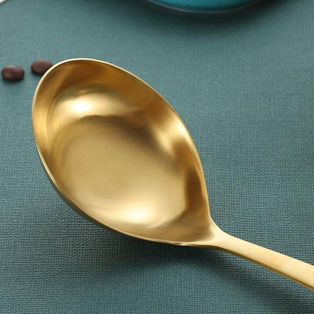 Muỗng Ăn Súp Bằng Thép Không Gỉ Chất Lượng Cao|Bộ Dụng Cụ Nấu Ăn Tiện Lợi Cho Nhà Bếp