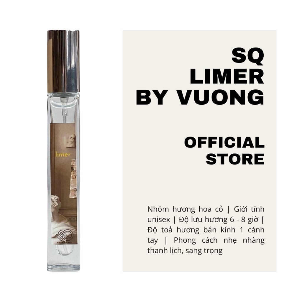 Nước hoa nam Vuông SQ Limer 10ml với nét cổ điển phong trần