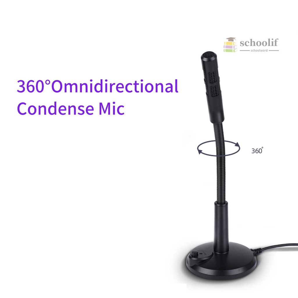 Micro Mini Để Bàn Xoay 360 Độ Jack 3.5mm Cho Máy Tính Laptop | BigBuy360 - bigbuy360.vn