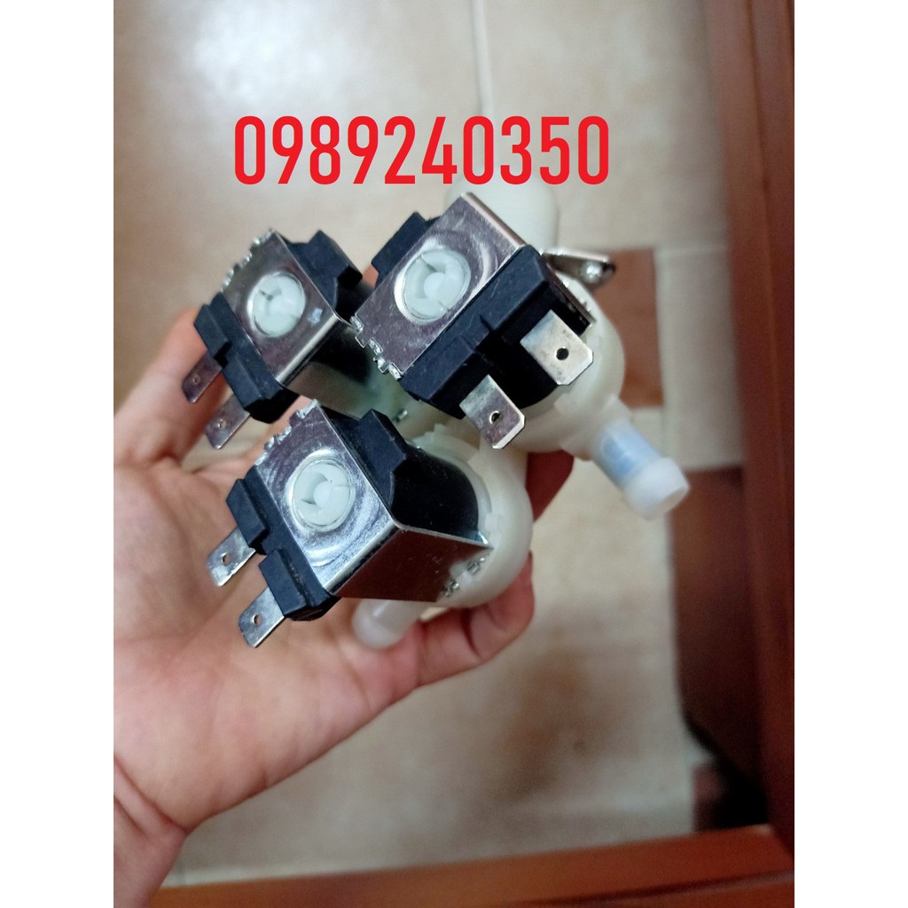 Van cấp nước 3 máy giặt Samsung, LG cửa trước, lồng ngang chính hãng