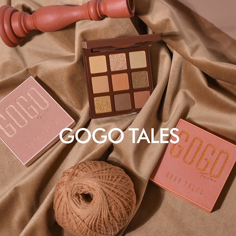 [Mã ICB1219 giảm 25% đơn 50K] Bảng Phấn Mắt GOGO TALES Chính Hãng 9 Màu - Admiring Velvet Eyeshadow