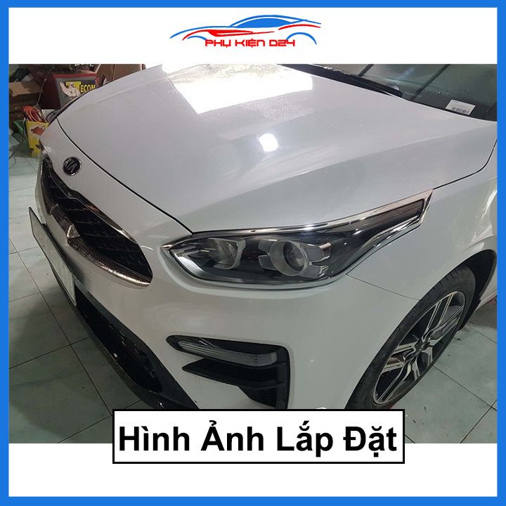 Ốp viền đèn pha hậu mạ crom Cerato 2016-2018, 2019-2020-2021-2022-2023 chống trầy trang trí bảo vệ xe