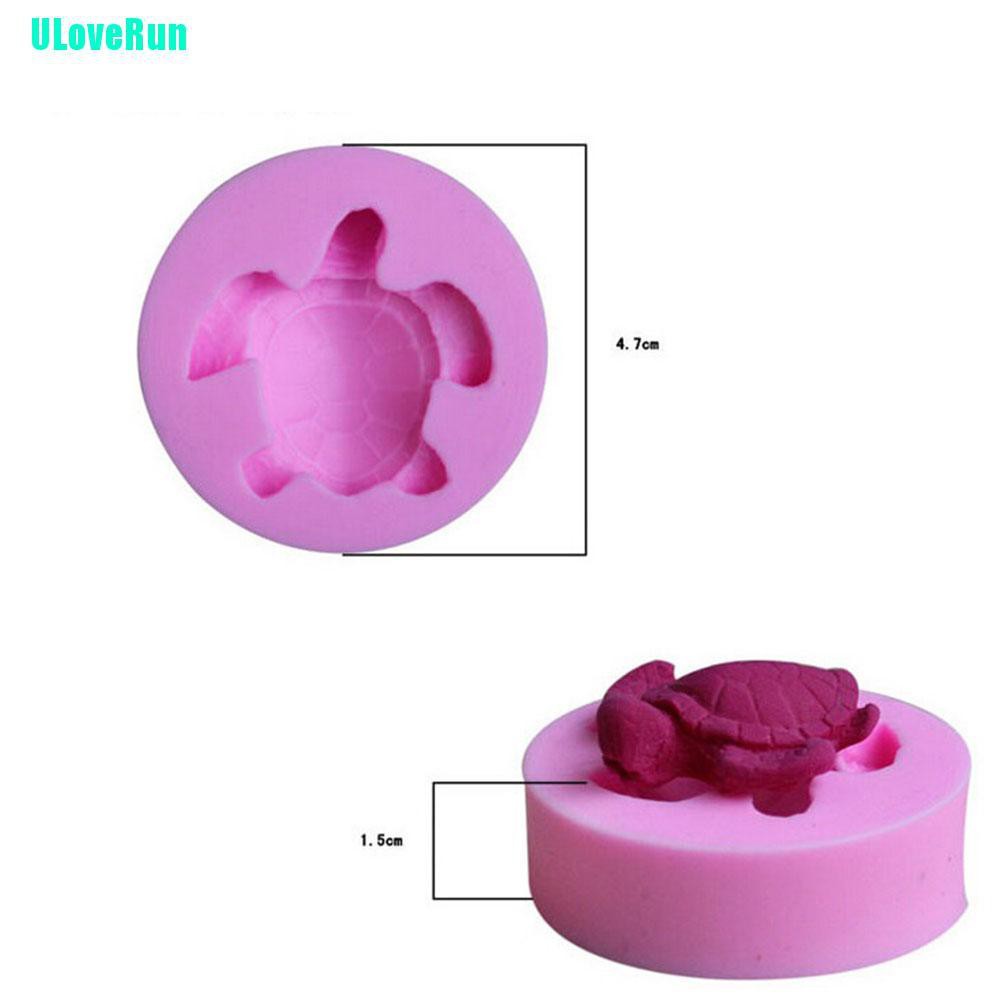Khuôn Làm Bánh / Xà Phòng / Nến Hình Rùa Biển Bằng Silicone