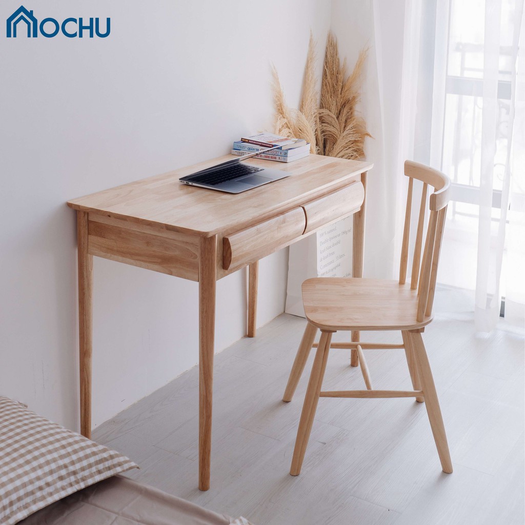 Bộ Bàn Ghế Làm Việc OCHU - B Table Combo - Natural