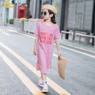 Váy bé gái nơ hồng thiết kế