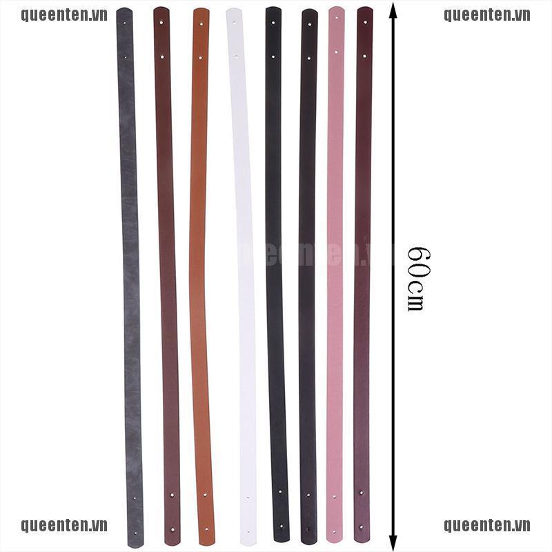 2Pc/Set PU Leather Tote Bag Strap Replacement for Handbag Detachable Handle Belt QUVN