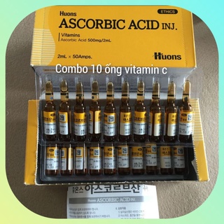 combo 10 ống tinh chất vitamin c