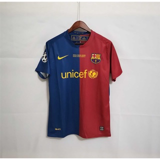 Áo bóng đá đội tuyển barcelona 2008-09 phong cách retro