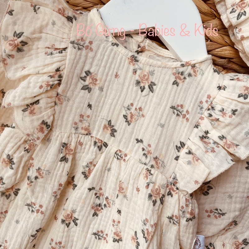 Body hoa nhí bèo vai cho bé