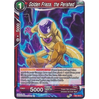 Thẻ bài Dragonball - TCG - Golden Frieza, the Perished / EB1-08'