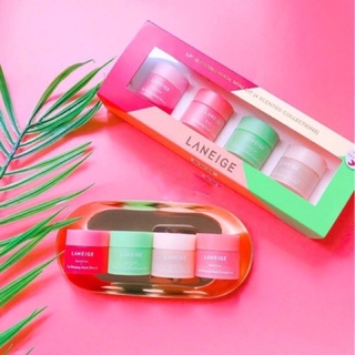 [CHÍNH HÃNG] Set 4  Hủ Mặt Nạ Ngủ Môi Laneige Lip Sleeping Mask 4 hủ x 8g