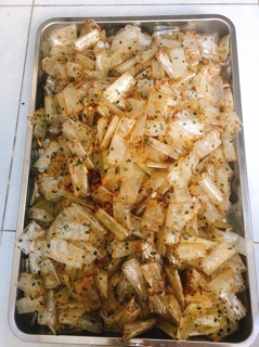 Bánh tráng hành (ăn chay được)