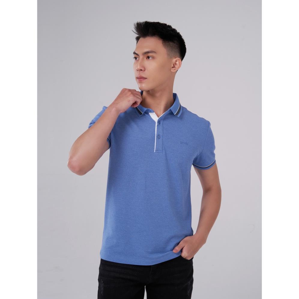 Áo polo nam YODY sợ xe xếp phối nẹp nhiều màu - APM5295