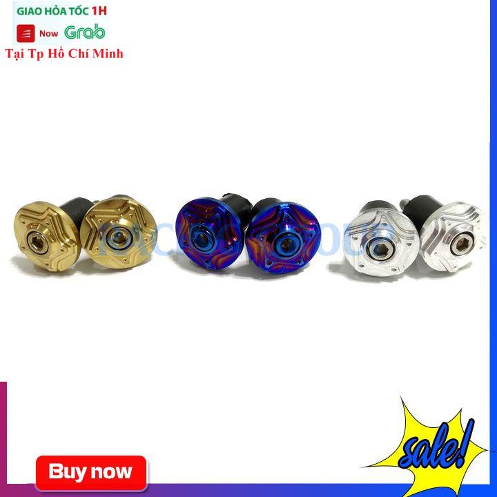 Gù Tay Lái Kiểu Sao Xoáy - Phụ Kiện Chất Cho Xe Máy (1 Cặp)