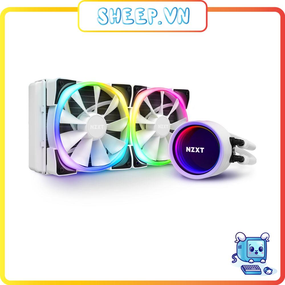 Tản nhiệt nước CPU NZXT Kraken X53 RGB - Matte White