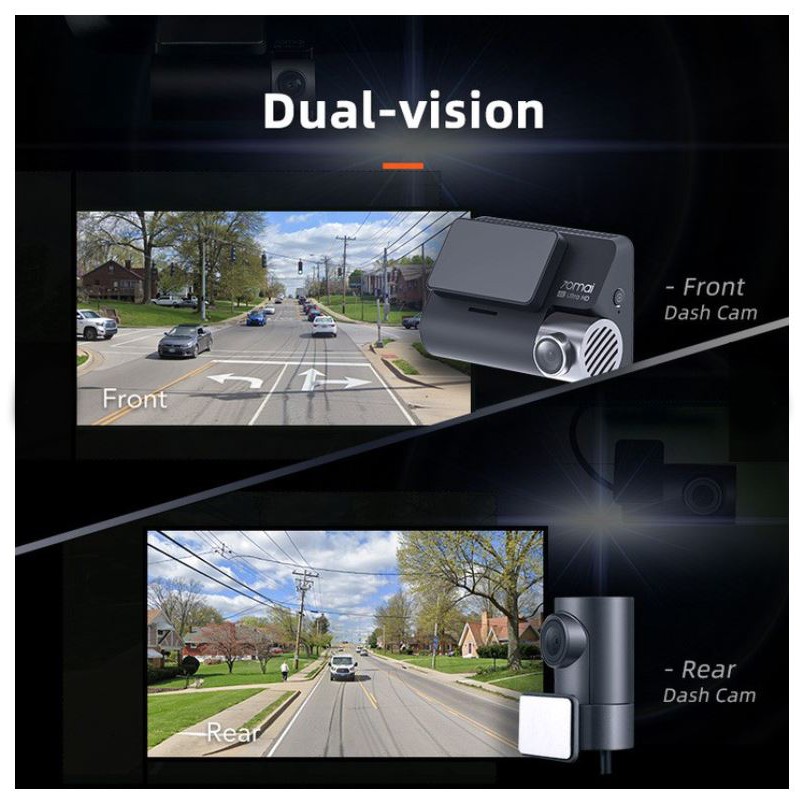 Camera hành trình Xiaomi A800S, ghi trước sau - 4K - Wifi. | BigBuy360 - bigbuy360.vn