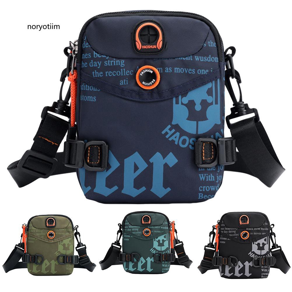 Túi đeo hông thể thao in chữ dành cho nam